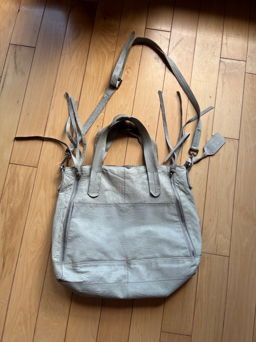 Topshop leather slouch bag